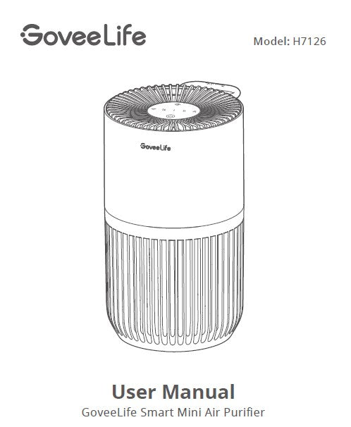 GoveeLife Air Purifier User Manual Model-H7126