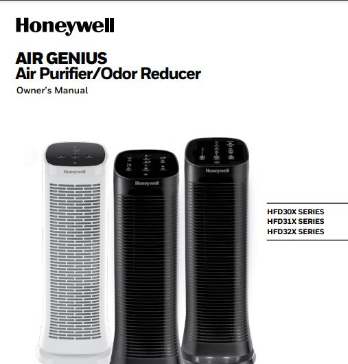 Honeywell Air Purifier User Manual Model-HFD310