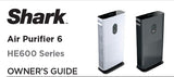 Shark Air Purifier User Manual Model-HE601