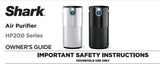 Shark Air Purifier User Manual Model-HP201