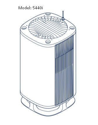 Blueair Air Purifier User Manual Model-5440i