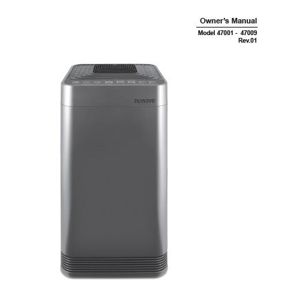 Nuwave Air Purifier User Manual Model-47001