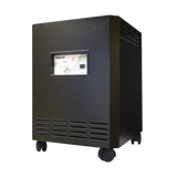 photo of a black colored air purifier made in usa