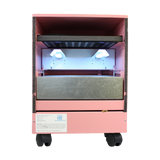 photo of a pink uvc and hepa air purifier cleaner