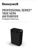 Honeywell Air Purifier User Manual Model-HPA600