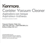 Kenmore Air Purifier User Manual Model-BC3005