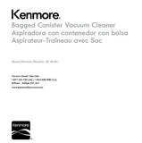 Kenmore Air Purifier User Manual Model-BC4040