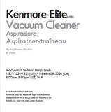 Kenmore Air Purifier User Manual Model-BC7005