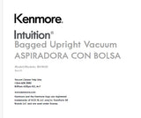 Kenmore Air Purifier User Manual Model-BU4021