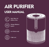 MOOKA Air Purifier User Manual Model- M01