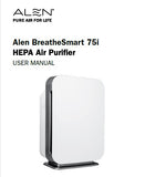 Alen Air Purifier User Manual Model- BreatheSmart 75i