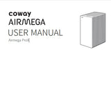 Coway Air Purifier User Manual Model- Airmega ProX