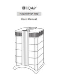 IQAir Air Purifier User Manual Model- Health Pro 100