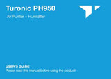 Turonic Air Purifier user manual Model - PH950