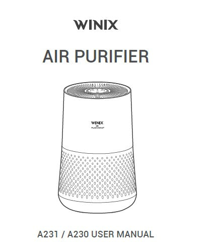 Winix Air Purifier User Manual Model-A230