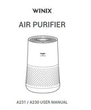 Winix Air Purifier User Manual Model-A230