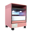 photo of a pink uvc and hepa air cleaner manufactured in the usa